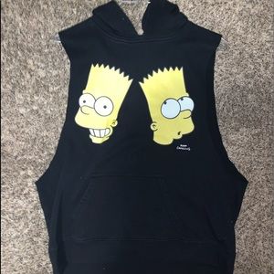 SOLD‼️‼️. Simpson’s sleeveless hoodie
